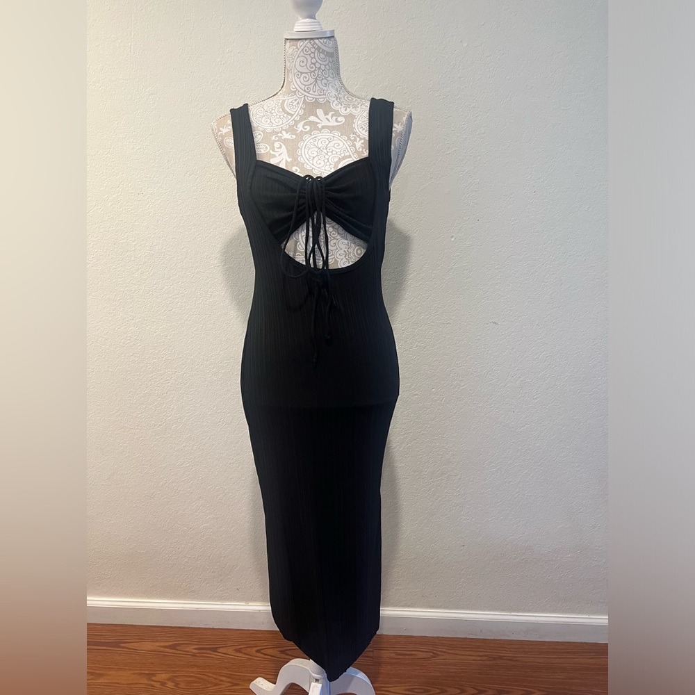 Midi Black Dress